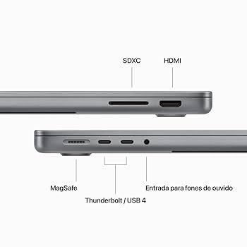 MacBook Pro (2023). O notebook da Apple com chip M3. CPU de
